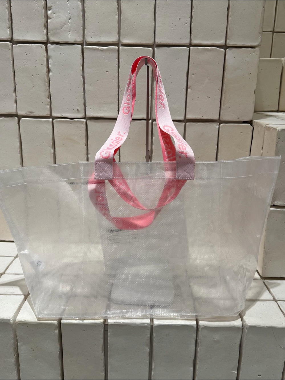 Glossier errand bag